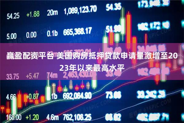 赢盈配资平台 美国购房抵押贷款申请量激增至2023年以来最高水平