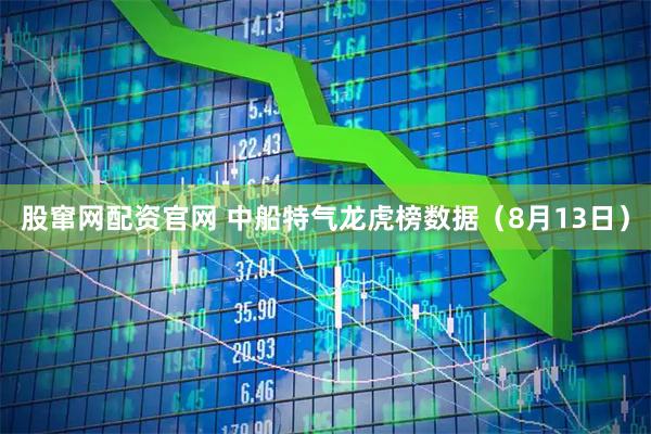 股窜网配资官网 中船特气龙虎榜数据（8月13日）